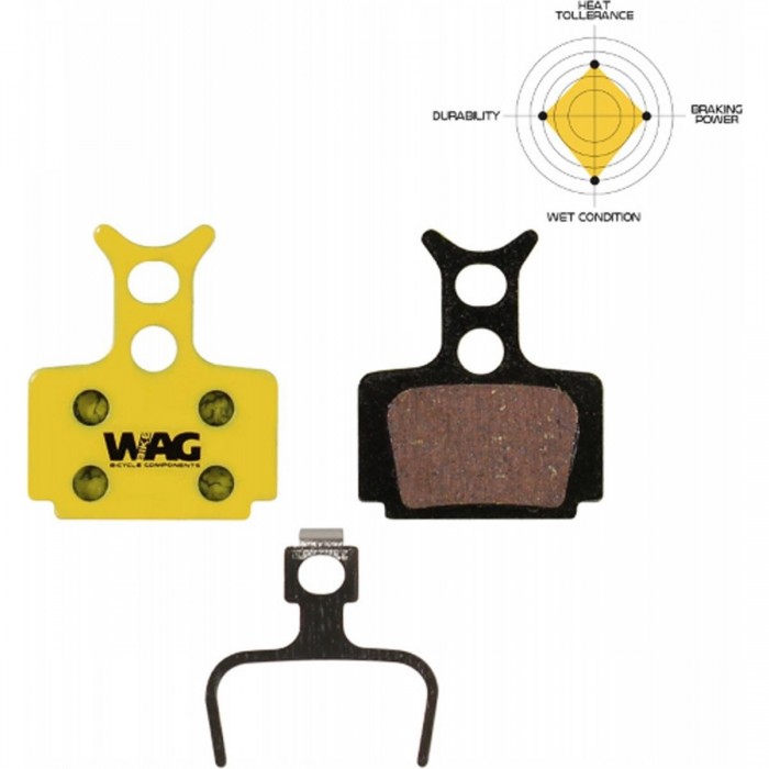 Pastiglie Freno Organiche Formula R1 per Cura X e Altri Modelli - 1 - Pastiglie - 8059796062817