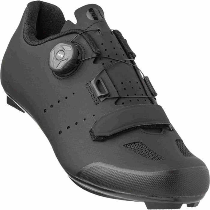 Zapatos Road R610 Unisex Negros, Suela de Nylon, Cierre Atop, Talla 41 - 1