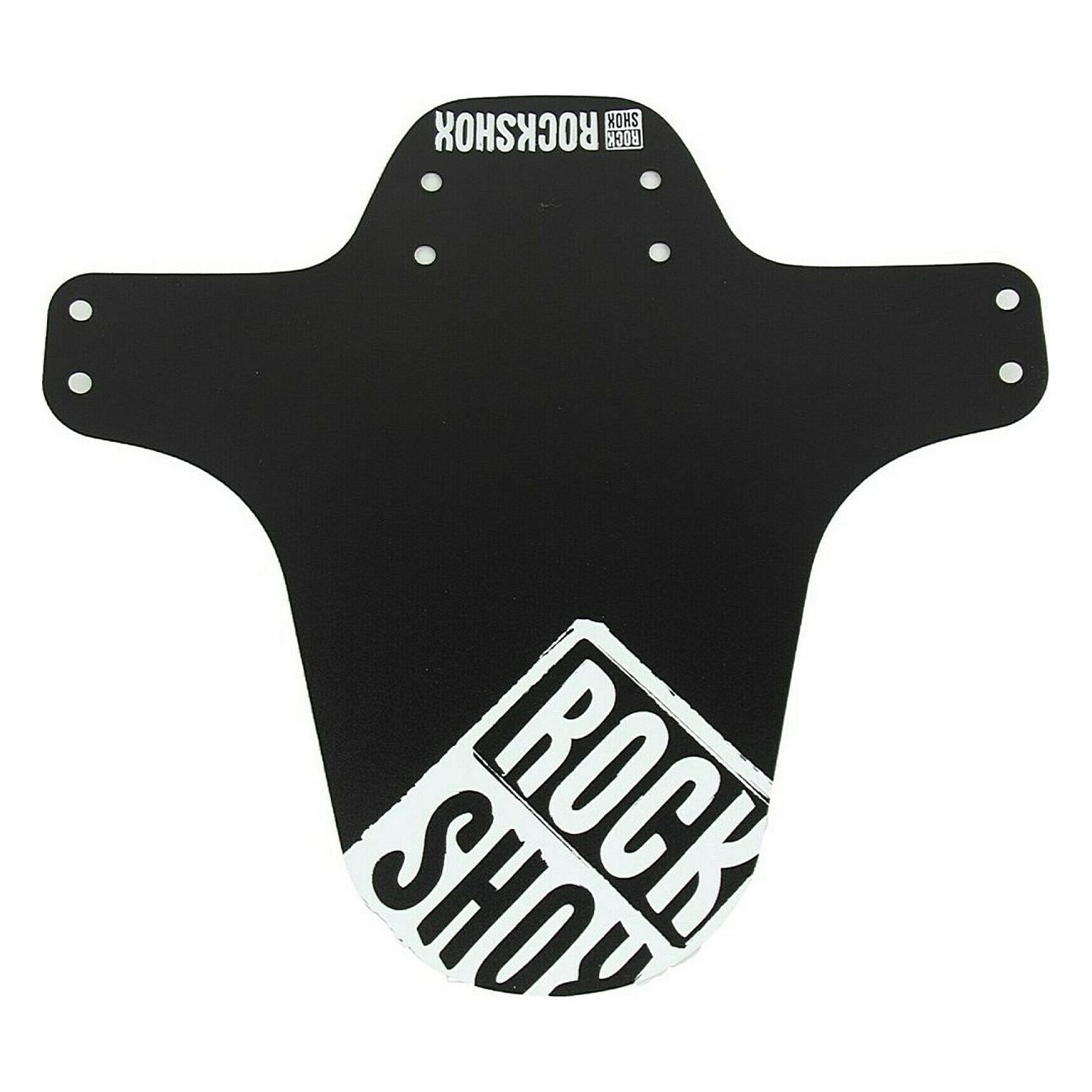 RockShox MTB Mudguard Black and White Aged - Fork Protection and Bike Customization - 1