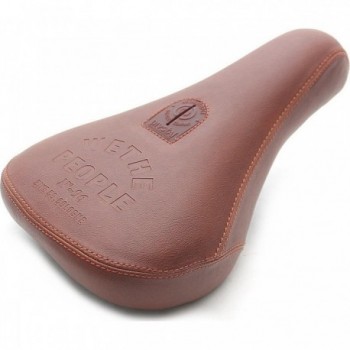 WTP Team Slim Pivotal Brown Leather BMX Seat - Comfort and Style - 1