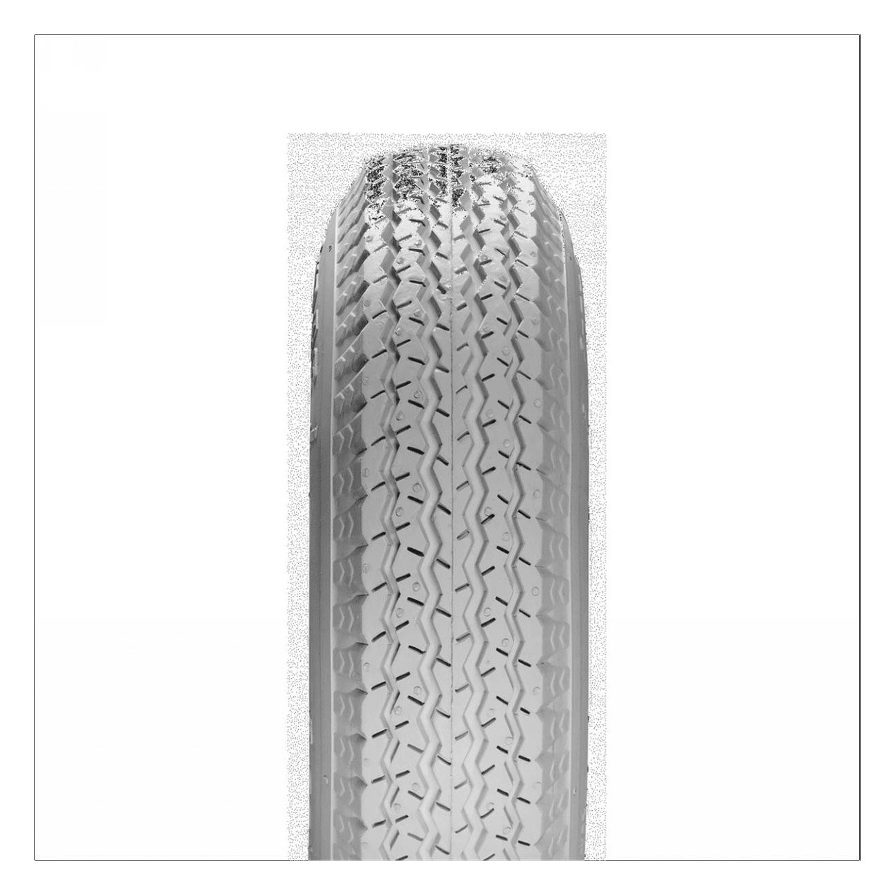 Gray Rigid Tire 280/250-4 for Wheelchair Model IS309 - 1