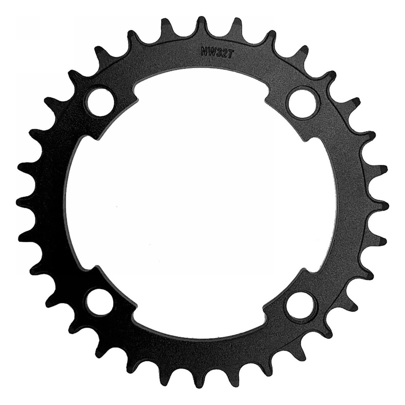 32T Black Aluminum E-Bike Gear, 104mm, 32 Teeth, SAMOX Bolt Circle - 1