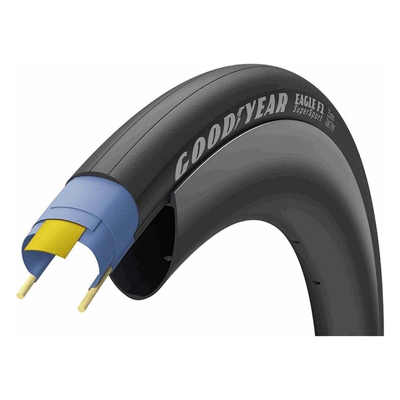 Neumático Plegable Goodyear Eagle F1 Supersport 700x28 Negro - Rendimiento y Fiabilidad en Carretera - 1