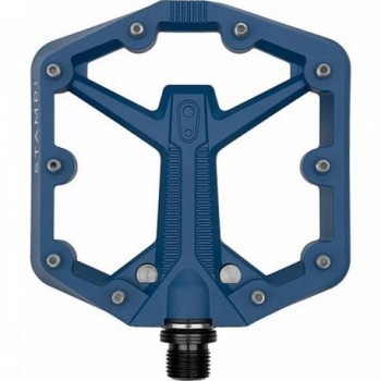 Pedali Flat Crankbrothers Stamp 1 Small Gen 2 Blu Navy per Freeride, Enduro e Downhill - 1 - Pedali - 0641300168160