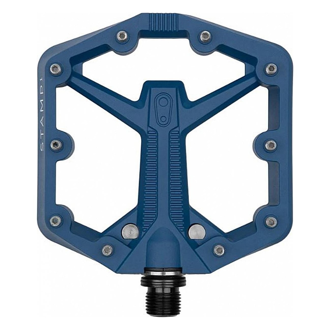 Pedali Flat Crankbrothers Stamp 1 Small Gen 2 Blu Navy per Freeride, Enduro e Downhill - 1 - Pedali - 0641300168160