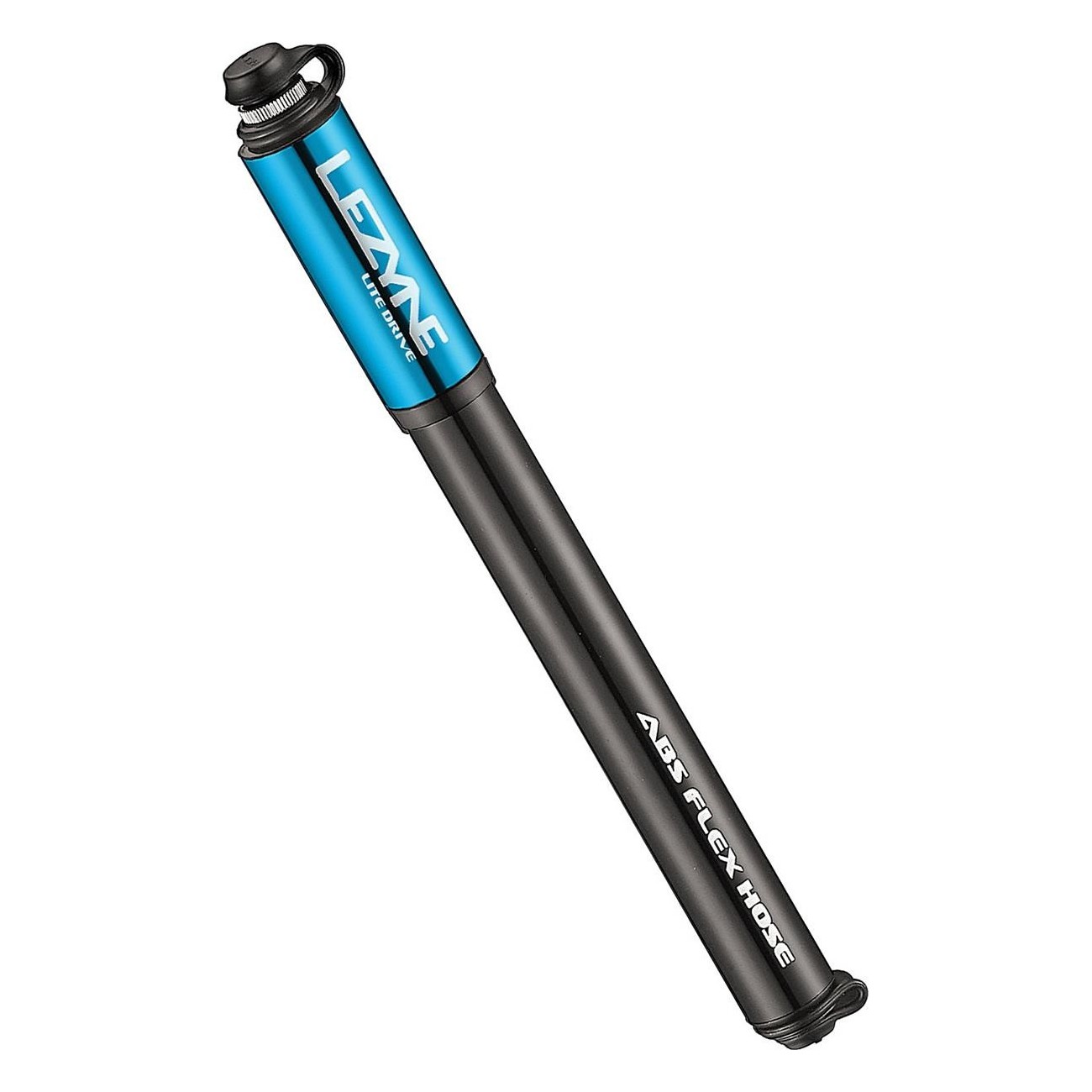 Bomba de Mano Lezyne CNC Lite Drive Media Azul - Alta Presión, Ligera y Resistente - 1