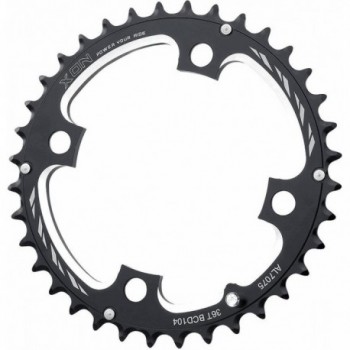 Interne Kettenblatt 24 Zähne BCD 64mm aus CNC-Aluminium Schwarz für Shimano - 1