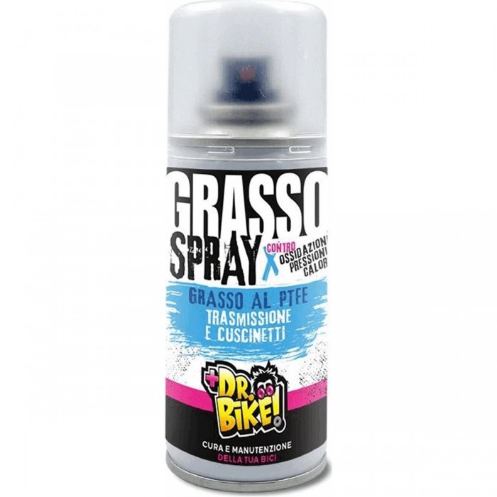 Grasso Spray PTFE 150ml Dr.bike per Lubrificazione Parti in Movimento - 1 - Grasso - 8005586230492