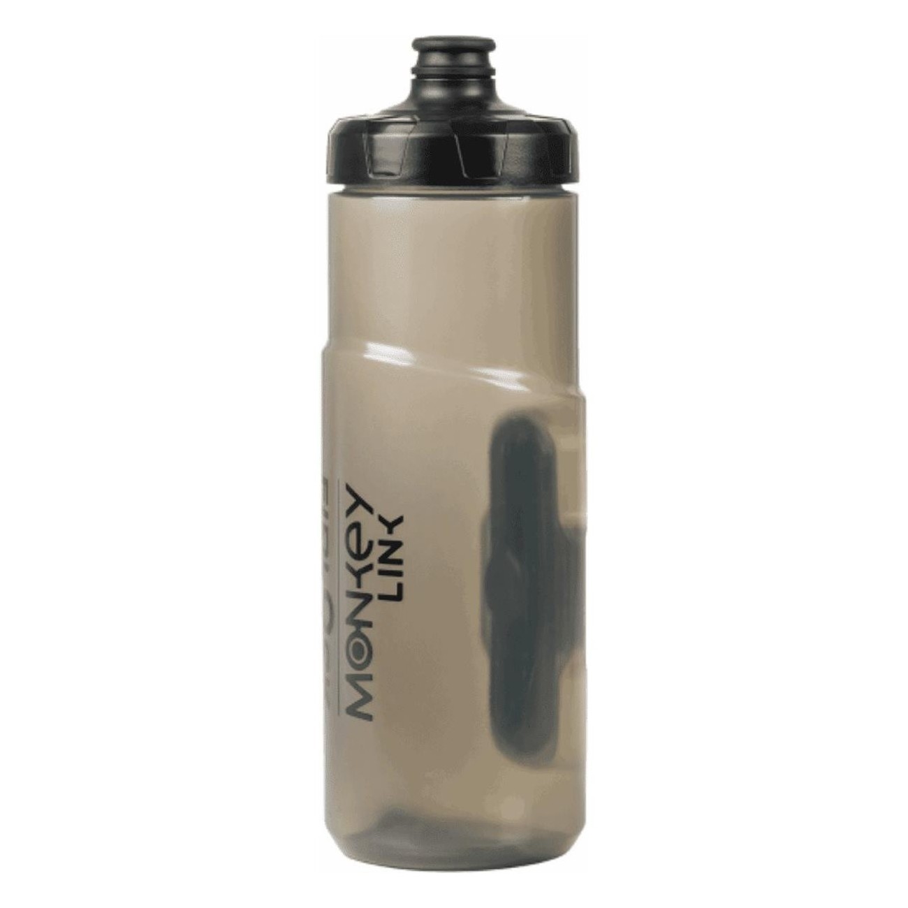 Transparent 600ml Water Bottle for E-Bike Gray with Mounting Screws - 1