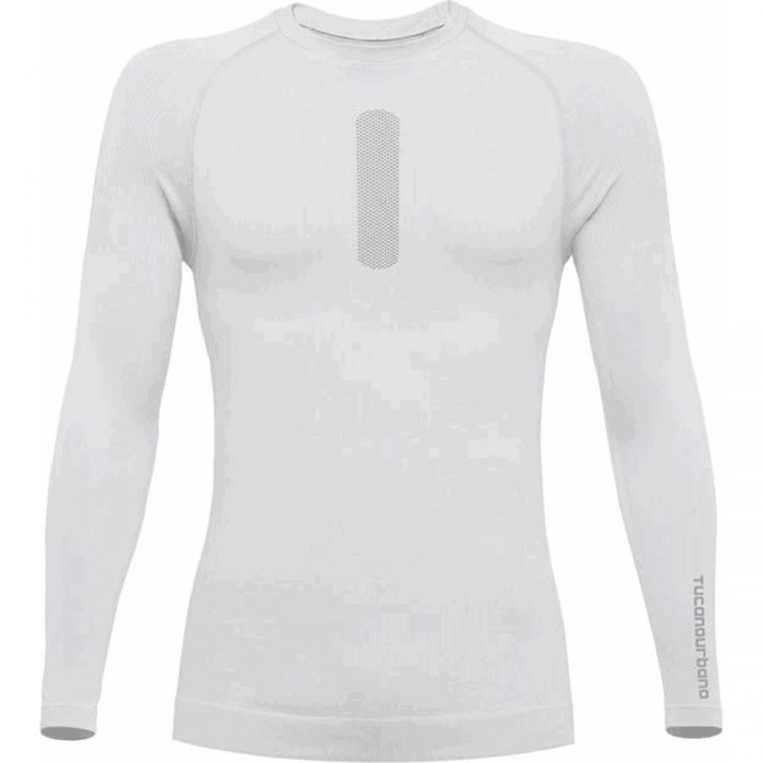 T-shirt Technique Seamless Blanche à Manches Longues 2XL - Confort et Performance - 1