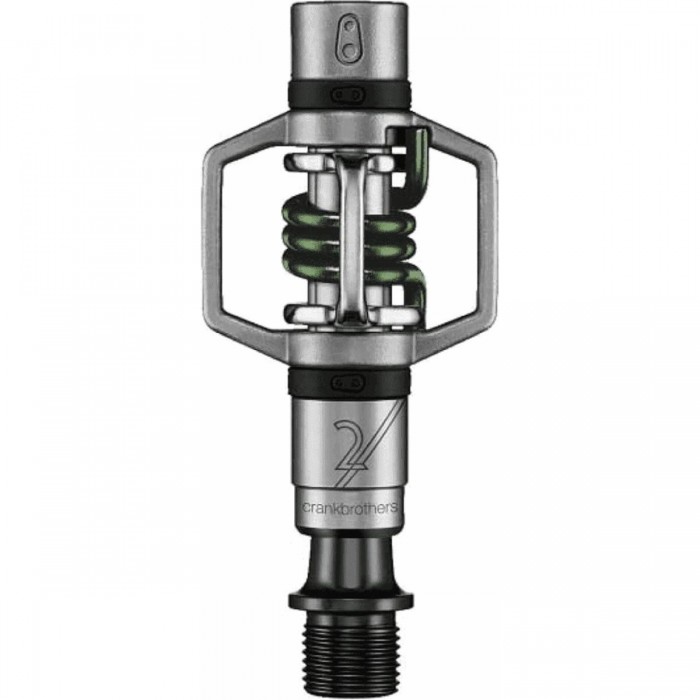 Crankbrothers Eggbeater 2 Offroad Pedals Green - Lightweight & Durable, 285g - 1