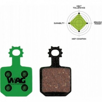 Pair of Brake Pads Compatible with Magura MT7, MT5, MT Trail - Excellent Performance - 1