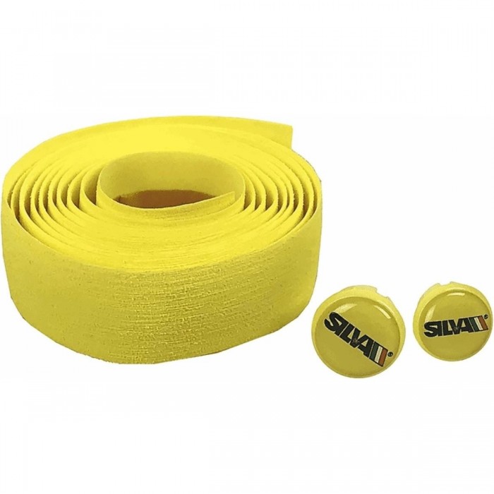 Yellow Polyurethane Handlebar Tape for Adults - Comfort & Style for Bike - 1