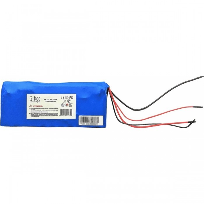 36V 9.8Ah Slim Lithium Battery for G-KOS E-bike with Samsung 18650 Cells - 1