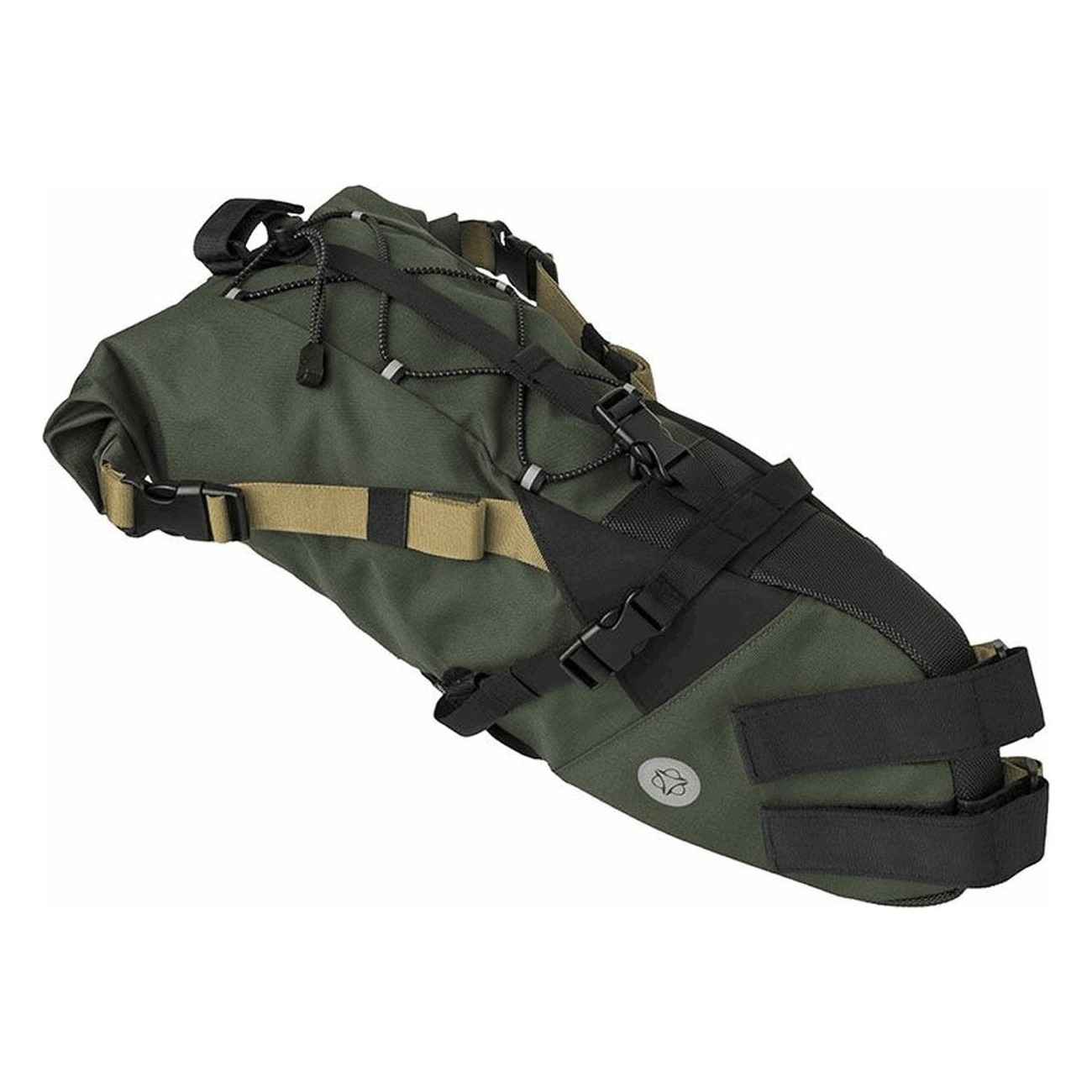 Borsa Venture Sottosella Verde Militare 10L per Bikepacking - Dimensioni 10x15x50 cm - 1 - Borse e bauletti - 8717565738980