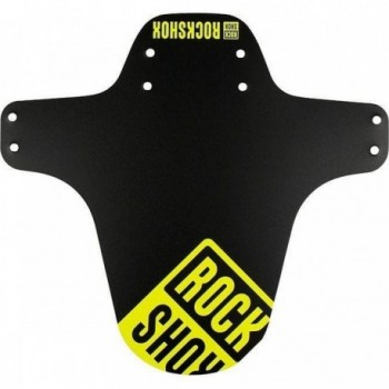 RockShox MTB Mudguard Black with Neon Yellow Print - Easy Installation - 1