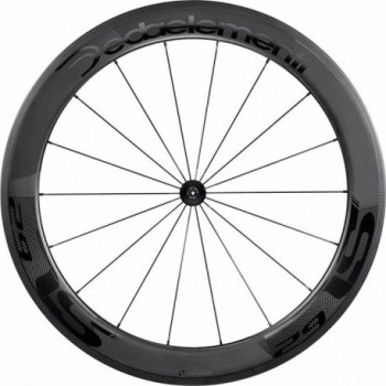 Roues Avant Deda SL62C 28x62mm en Carbone Tubeless Ready avec 18 Rayons et Freins Caliper - 1