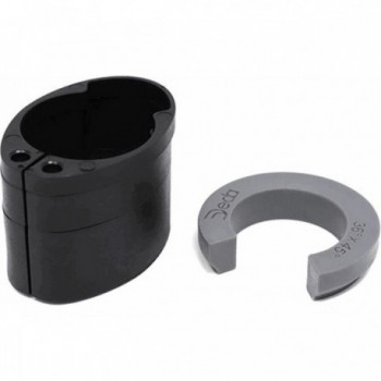 Black Nylon Steering Spacer Kit for Vinci Handlebar - 3 Pieces (5/10/20mm) Deda - 1