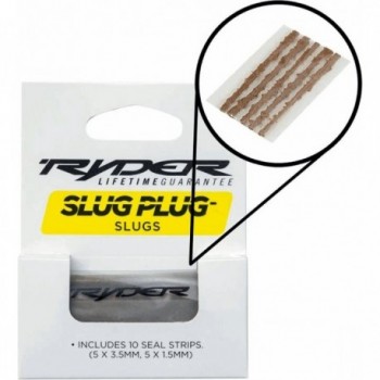 Recarga de Tiras de Masilla SLUG PLUG MVTEK - Set 5 piezas 3,5mm y 5 piezas 1,5mm - 1