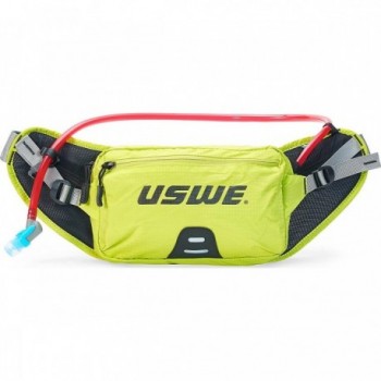 Ceinture d'hydratation Uswe Hip Back Zulo 2 Litres - Jaune, Idéale pour VTT - 1