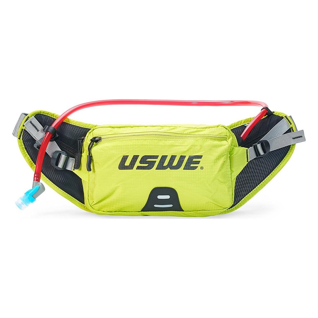 Ceinture d'hydratation Uswe Hip Back Zulo 2 Litres - Jaune, Idéale pour VTT - 1