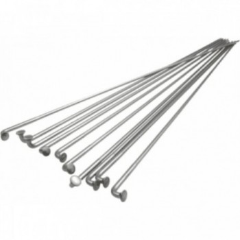 Set of 72 Galvanized Spokes 301mm with Nipples for Strong Wheels - 1