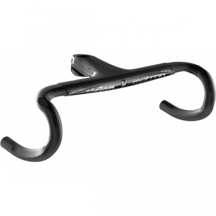 Guidon Metron 6D V18 en Carbone Noir 110x420mm pour Vélo de Route - Rigide et Aérodynamique, Compatible Di2 - 1