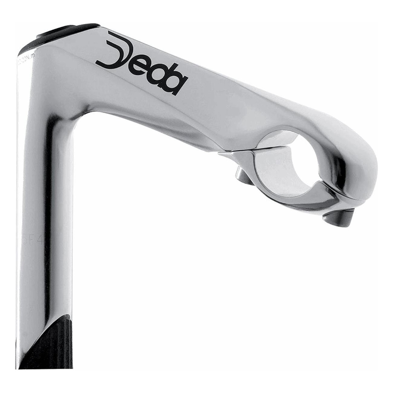 DEDA MUREX Handlebar Stem 120mm x 26mm, 73° in Polished Silver Aluminium - 1