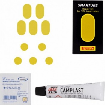 Pirelli Smartube Repair Kit: 10 Pieces with Patches, Glue and Accessories - 1