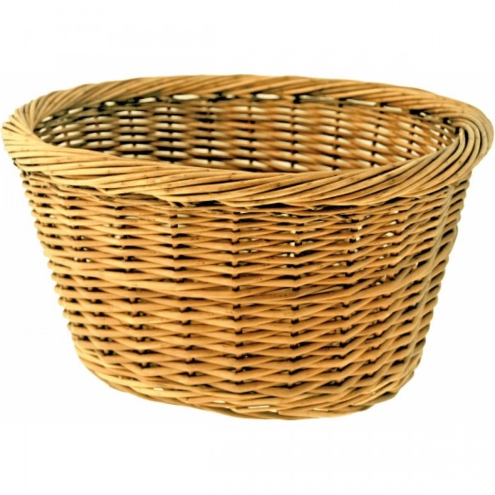 Natural Wicker Oval Basket 36x30x19 cm - Elegant and Functional - 1