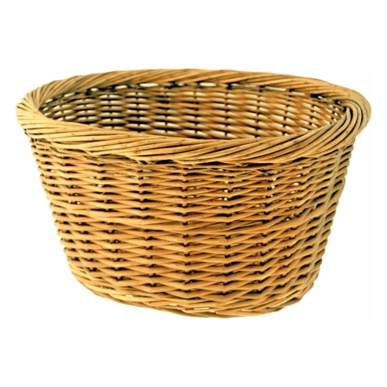 Natural Wicker Oval Basket 36x30x19 cm - Elegant and Functional - 1