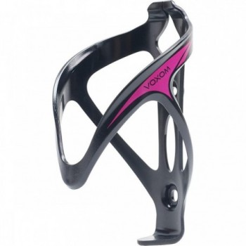 Voxom FH5 Bottle Holder in Durable Plastic, Black and Magenta, 28g - 1