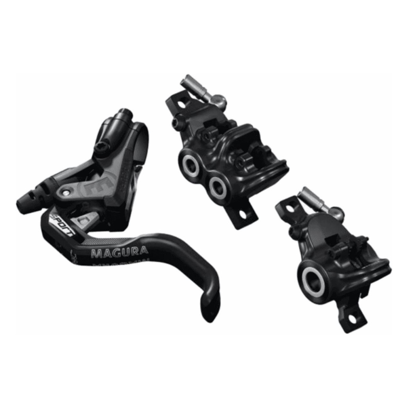 MT Trail Sport Hydraulic Disc Brakes for Trail, 4 Piston Front & 2 Rear - 1