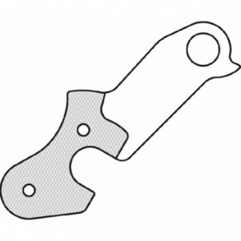 GH-075 Aluminum Derailleur Hanger - Durable and Lightweight for Bicycle - 1