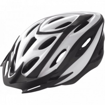 Casco Rider Out-Mould Bianco/Nero Taglia L 58-61cm per MTB e Ciclismo su Strada - 1 - Caschi - 8059796065979