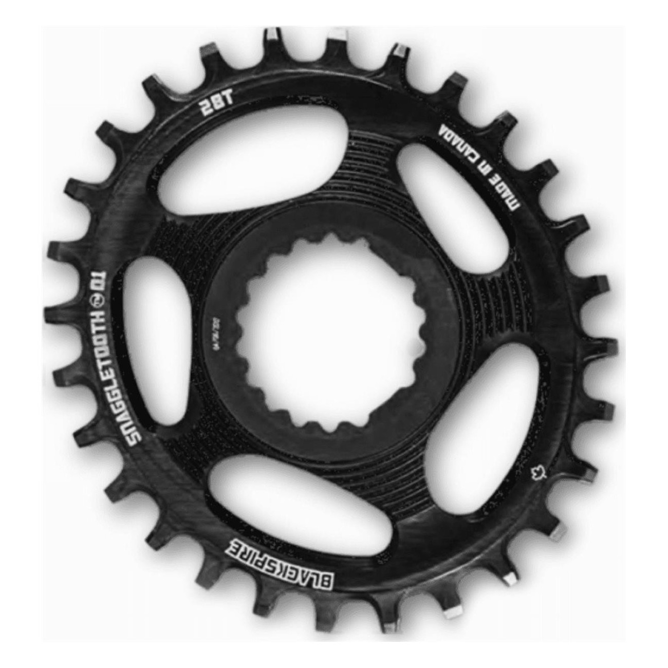 30T Oval Direct Mount Chainring for Cannondale MTB 11/12v Snaggletooth - 1