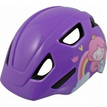 Fun Kid Princess Lilac Helmet Size S - Safety and Comfort for Little Cyclists - 1