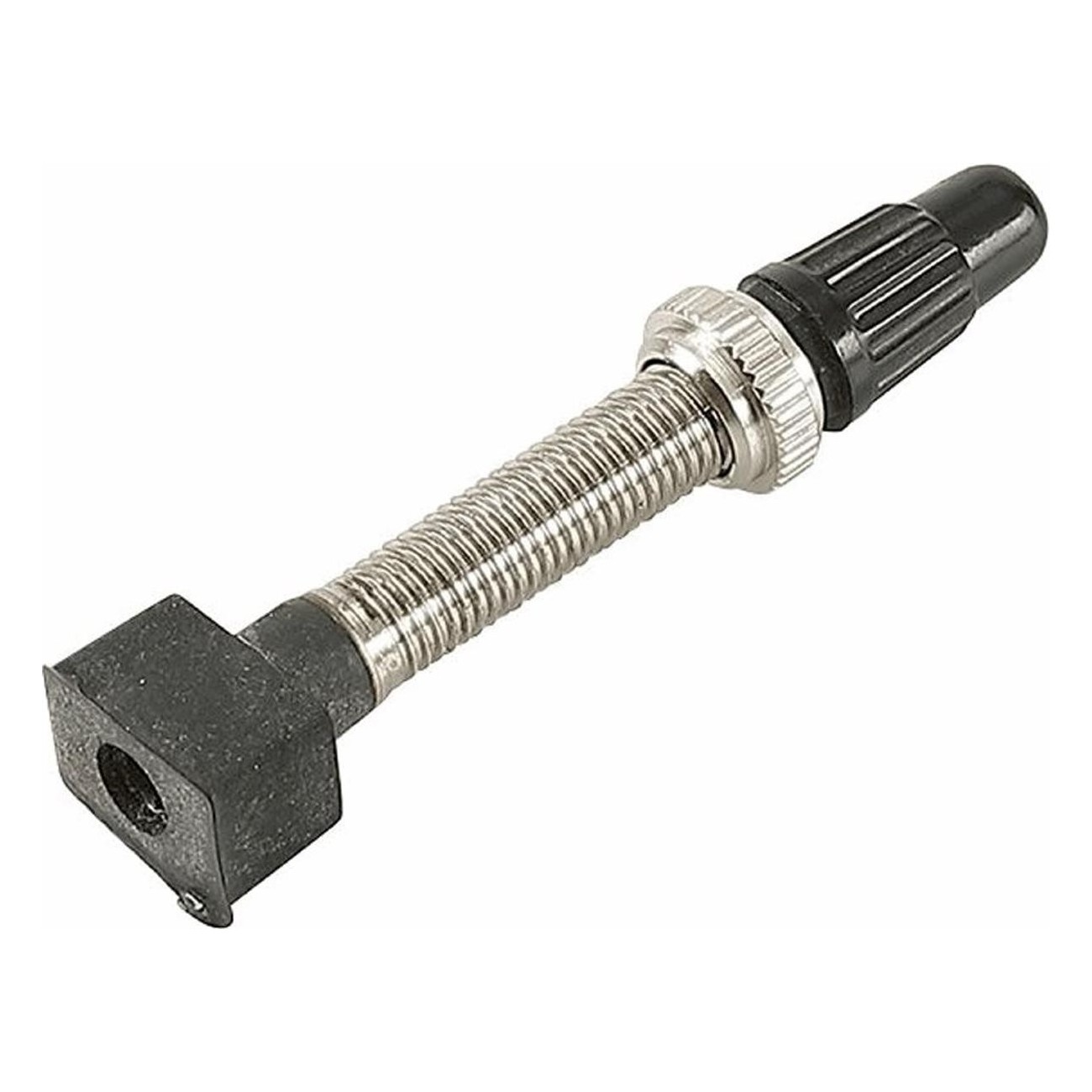 MVTEK 35mm Tubeless Valve in Steel with Rectangular Base - High Quality - 1