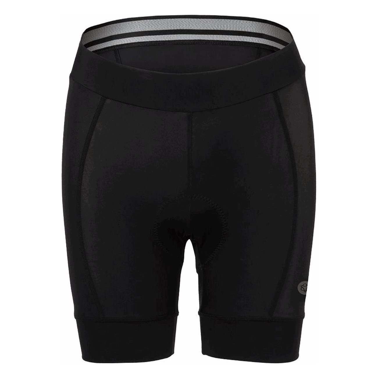 Women's Black Sports Shorts XS with Breathable Power Lycra Padding - 1