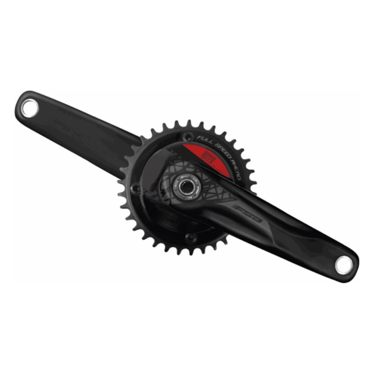 FSA PowerBox Carbon MTB Crankset 1x34T 175mm with Power2Max Power Meter - 1