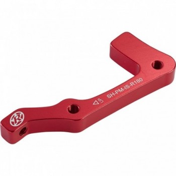 Adaptador de Disco de Freno Shimano IS-PM 180 mm Rojo para Rueda Trasera - 1