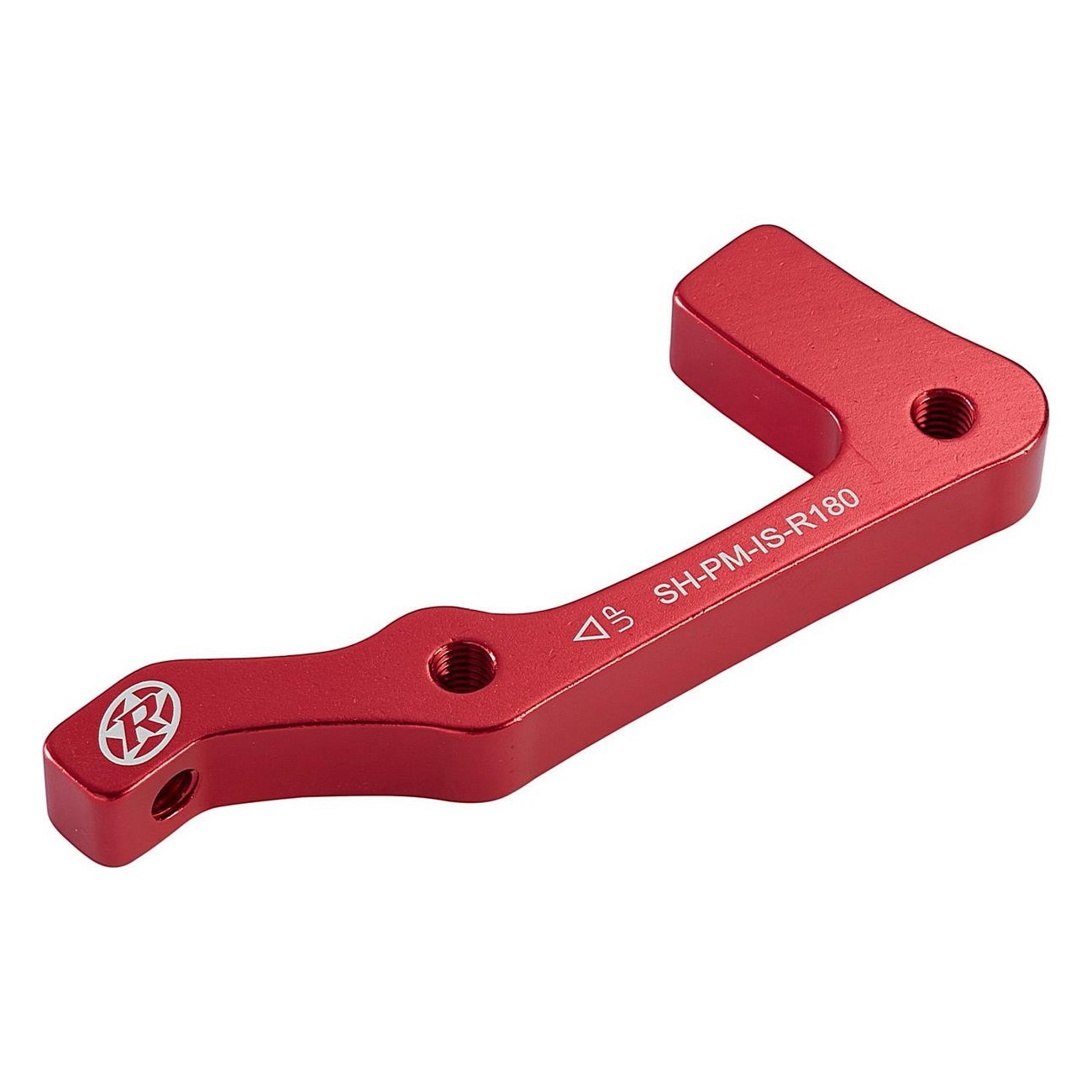 Adaptador de Disco de Freno Shimano IS-PM 180 mm Rojo para Rueda Trasera - 1