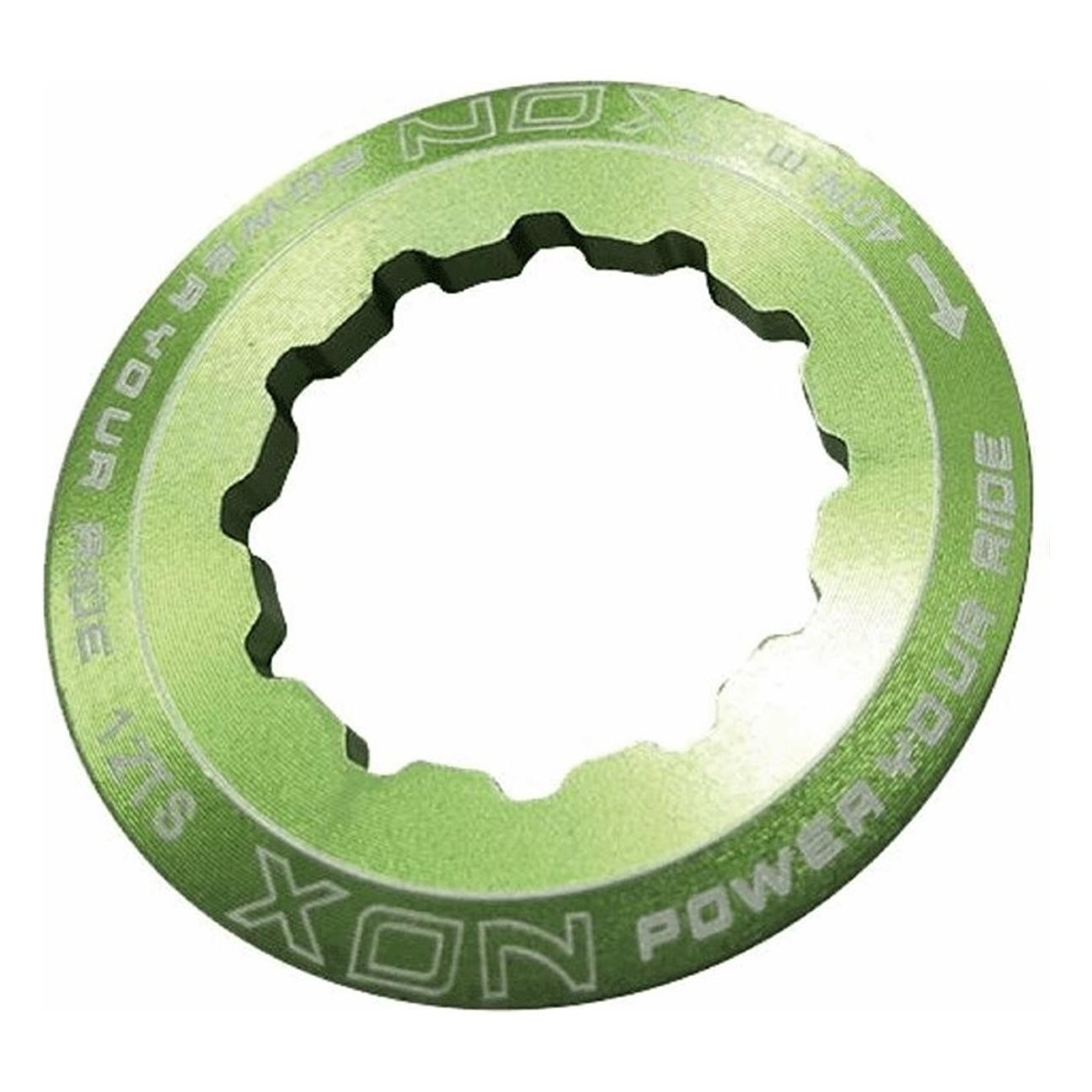 12-Tooth Green CNC Aluminum Cassette Locking Ring - XON - 1