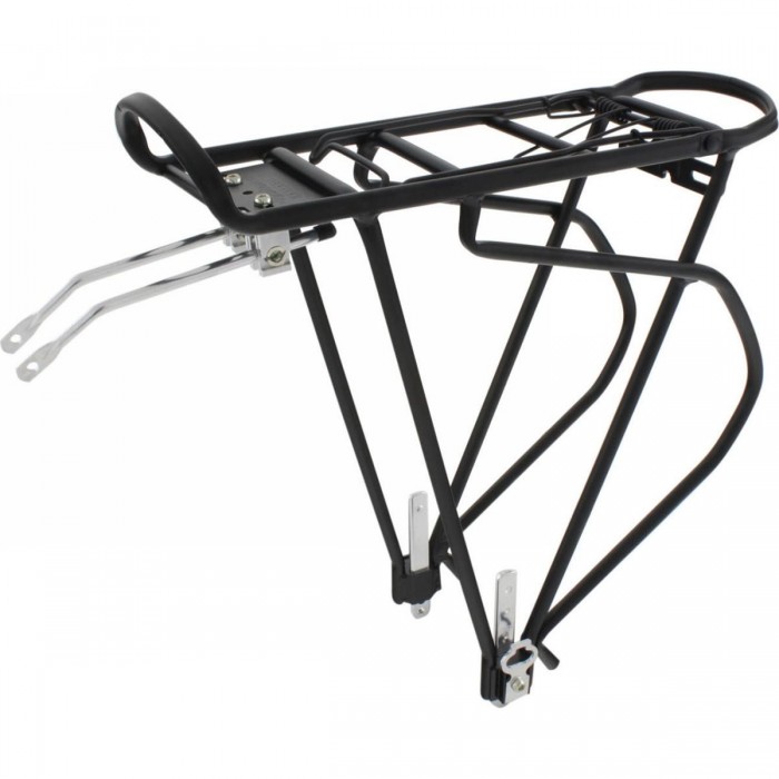 Porte-bagages O-Stand Traveller AI en Aluminium Noir pour Vélos 24-29' - 1