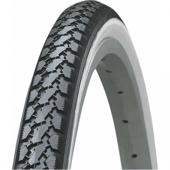 Urban Bike Tire 28' x 1 5/8 3/8 Black White, 35mm, Urban City - 1