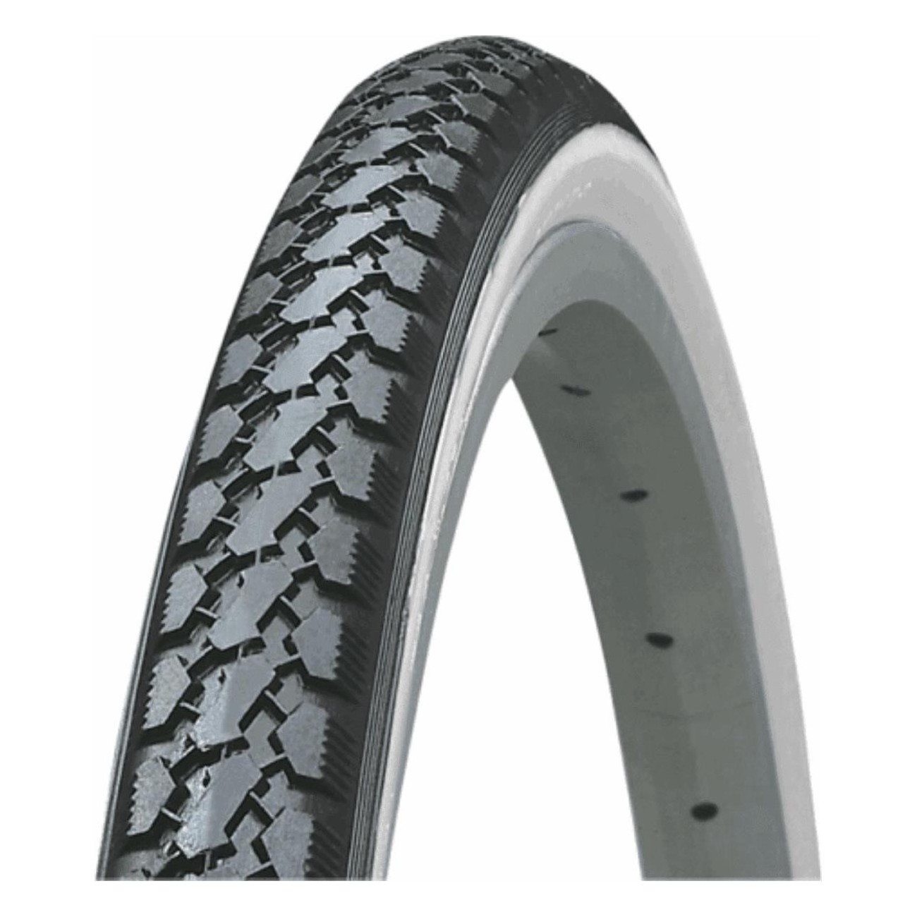 Urban Bike Tire 28' x 1 5/8 3/8 Black White, 35mm, Urban City - 1