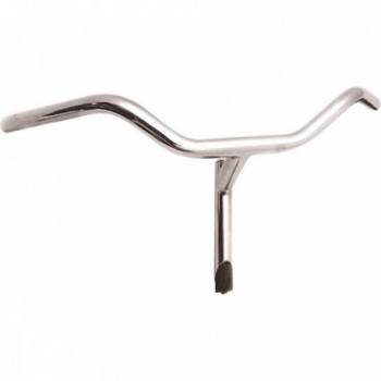 Holland Handlebar in Chrome Steel Silver 22.2mm x 570mm - MVTEK - 1