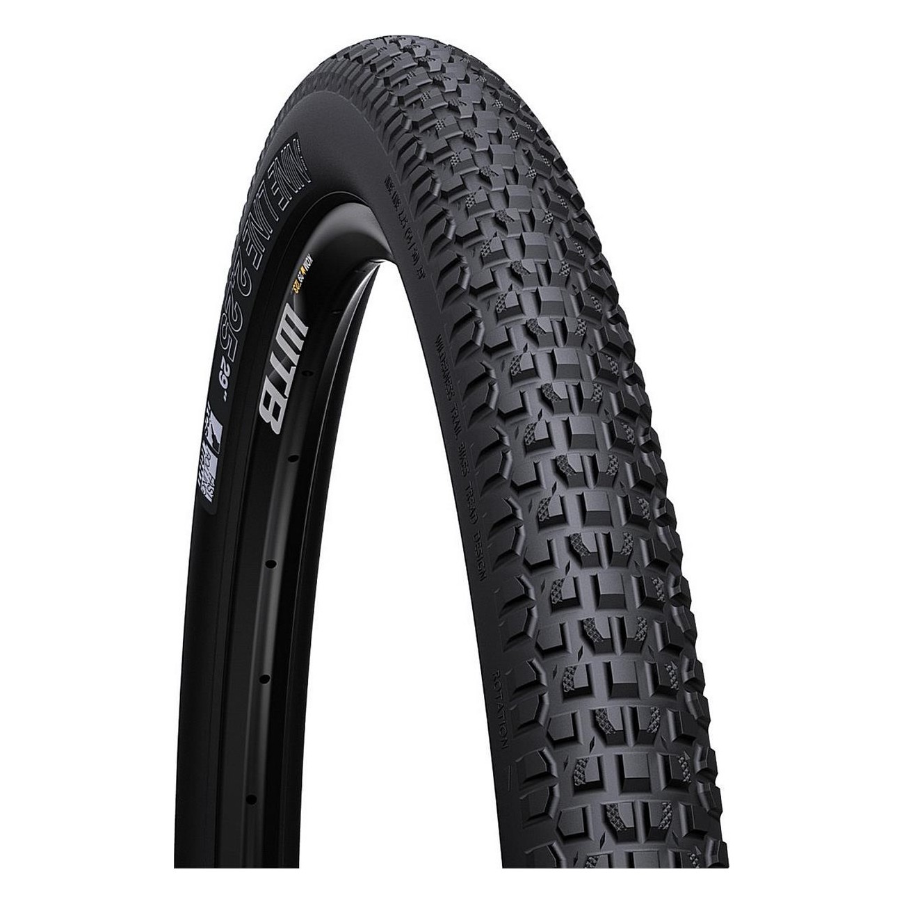 Nine Line Tire 29' x 2.25, 60 TPI, Dual DNA, TCS Light FR, Black - Ideal for XC and Trail - 1