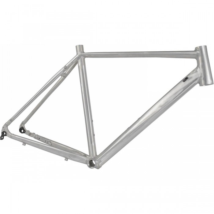 Raw Aluminum Road Bike Frame Size L (580mm) for 29' or 27.5' Wheels MV - 1