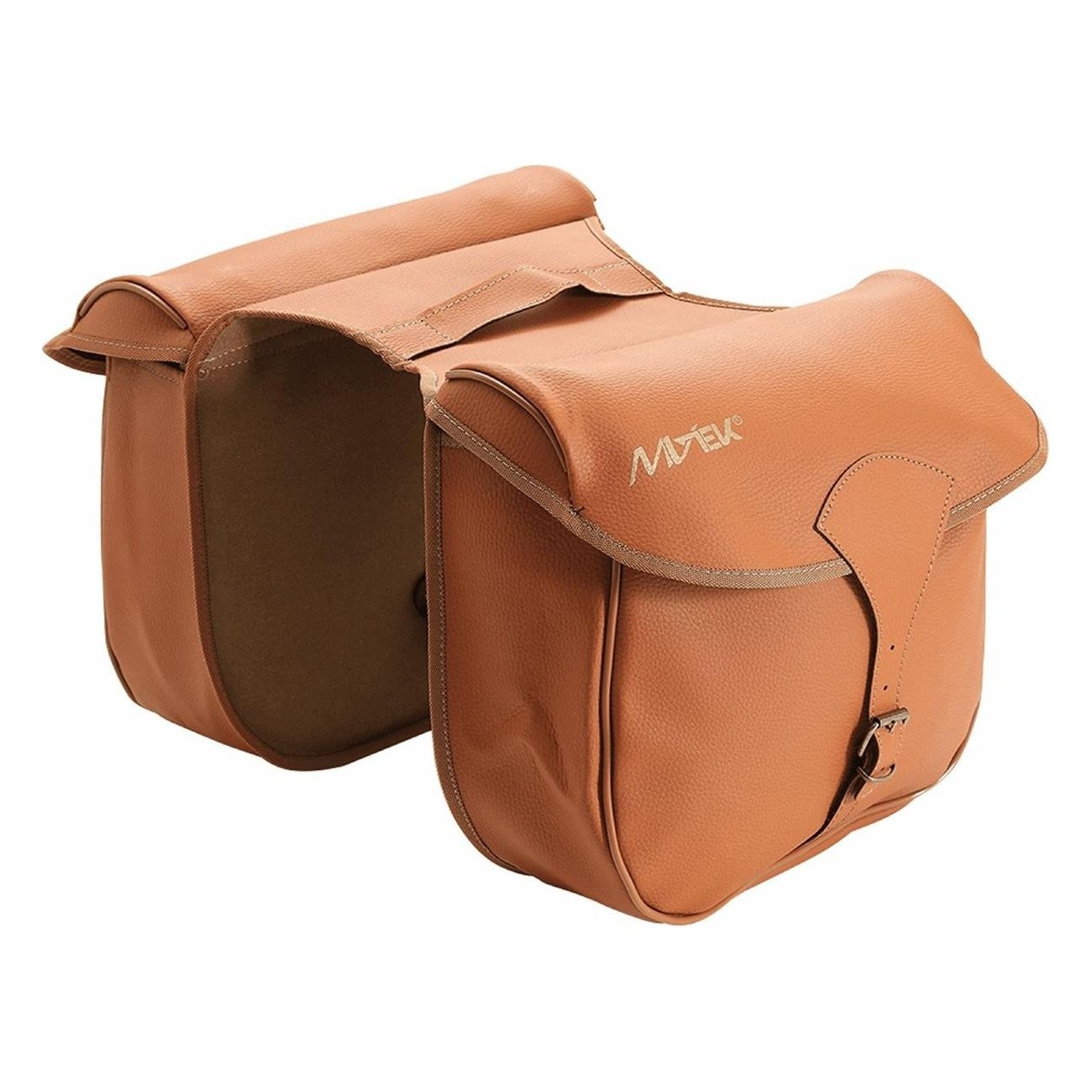 Borsa a Bisaccia Future in Cuoio Marrone 30x30x10 cm - Coppia MVTEK - 1 - Borse e bauletti - 8005586810595